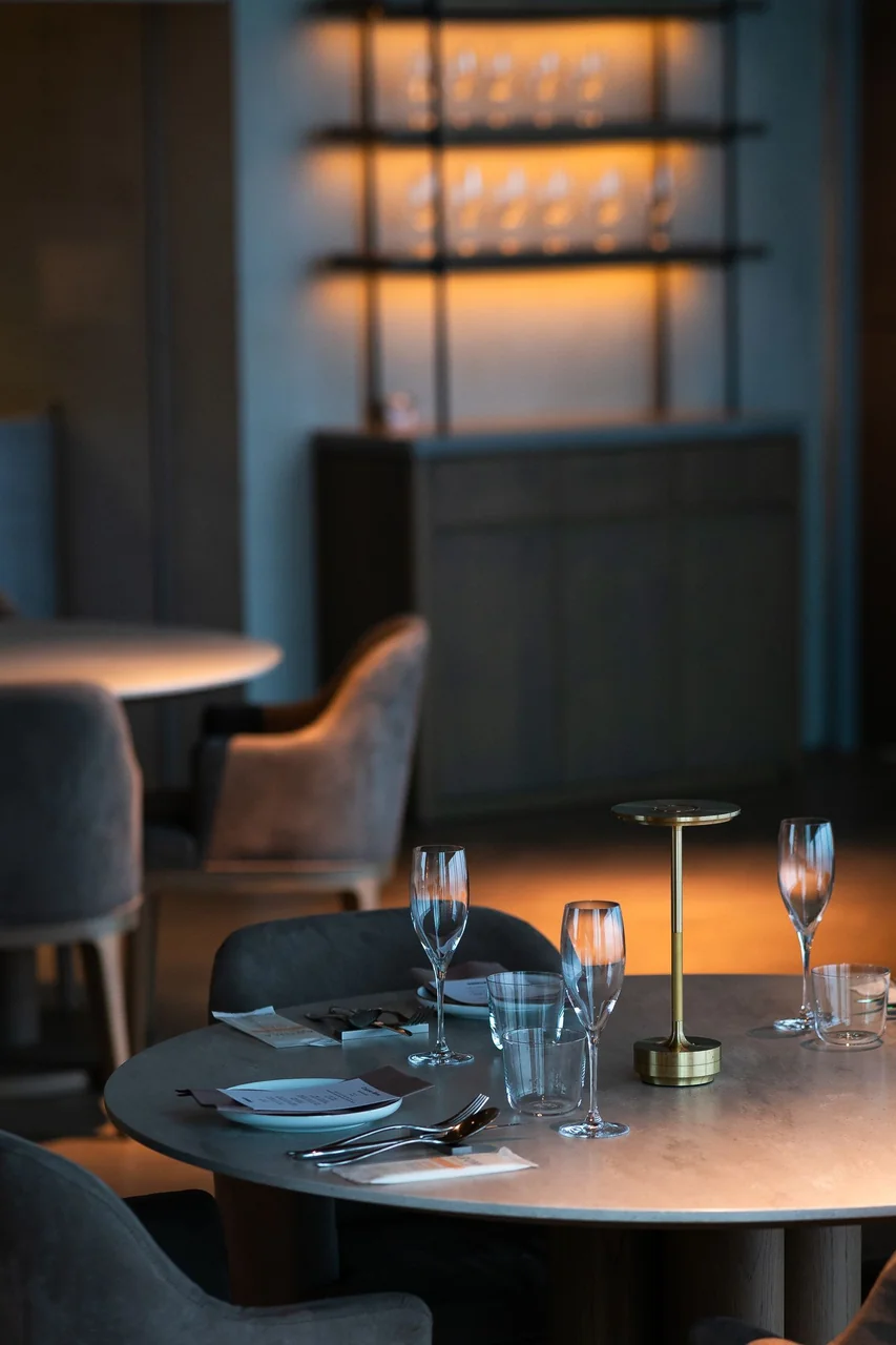 Fine dining restaurant atmosphere
