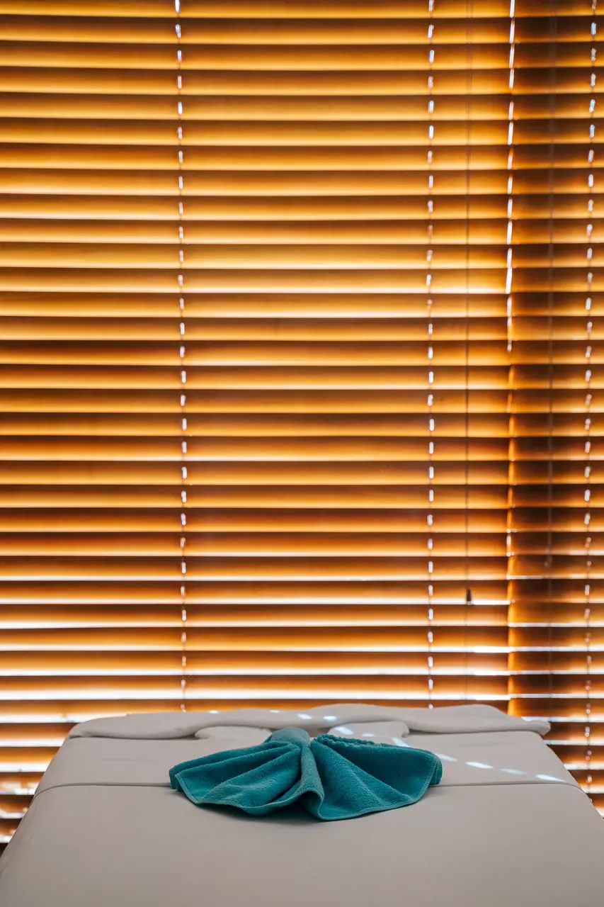 Tranquil massage treatment room